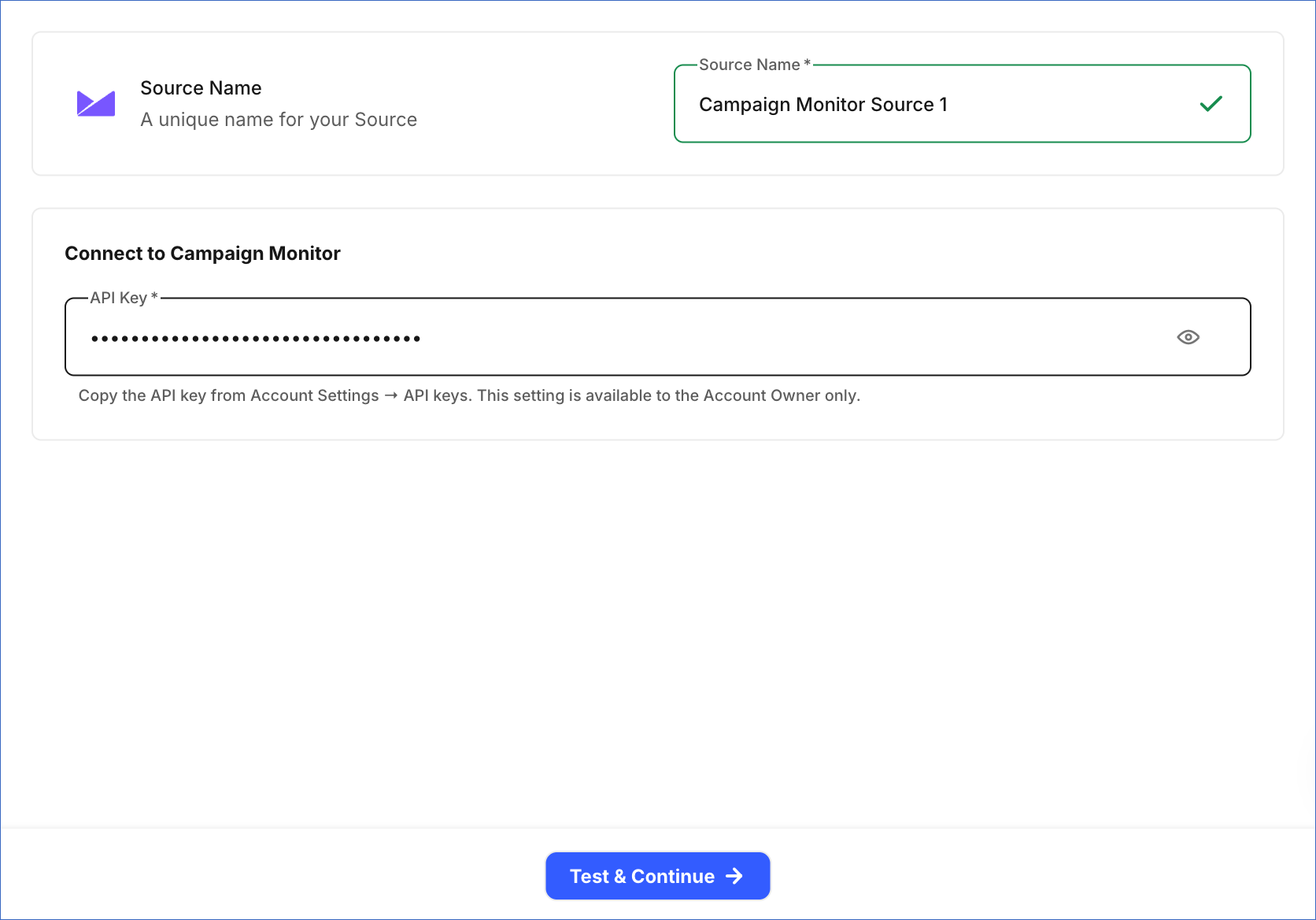 Configure Source