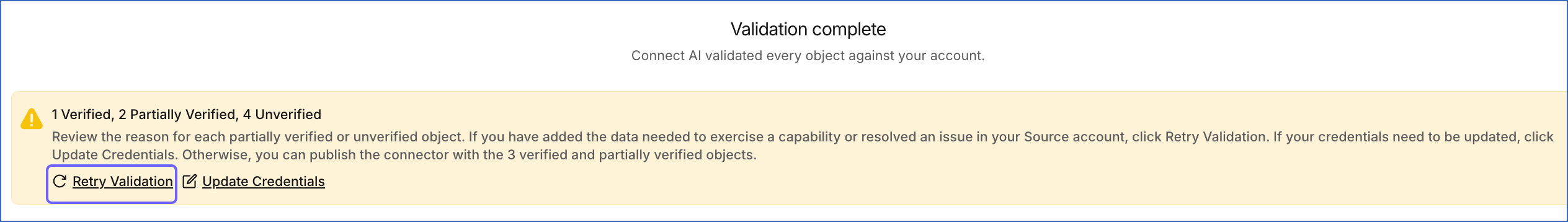 Retry Validation