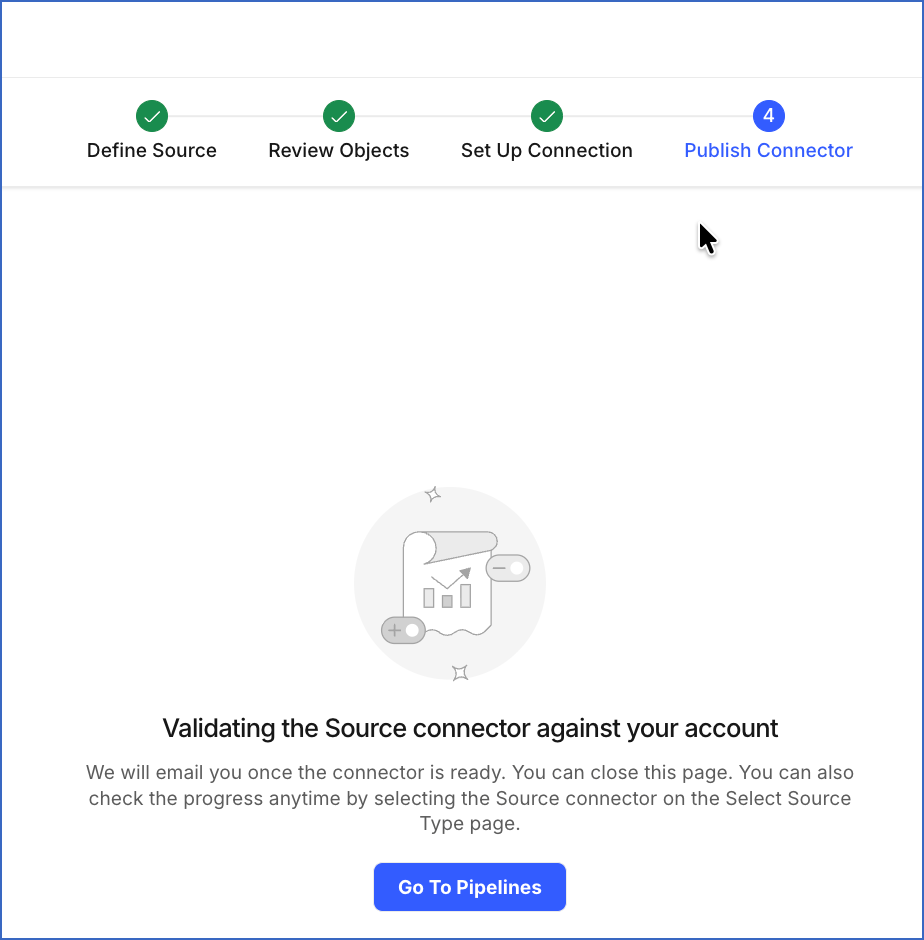 Validating the connector