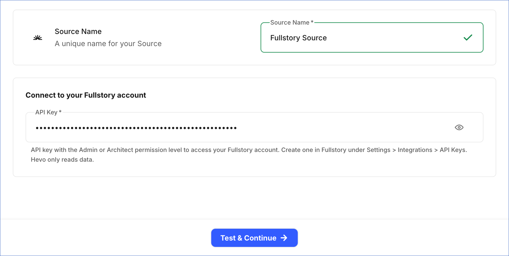 Configure Source