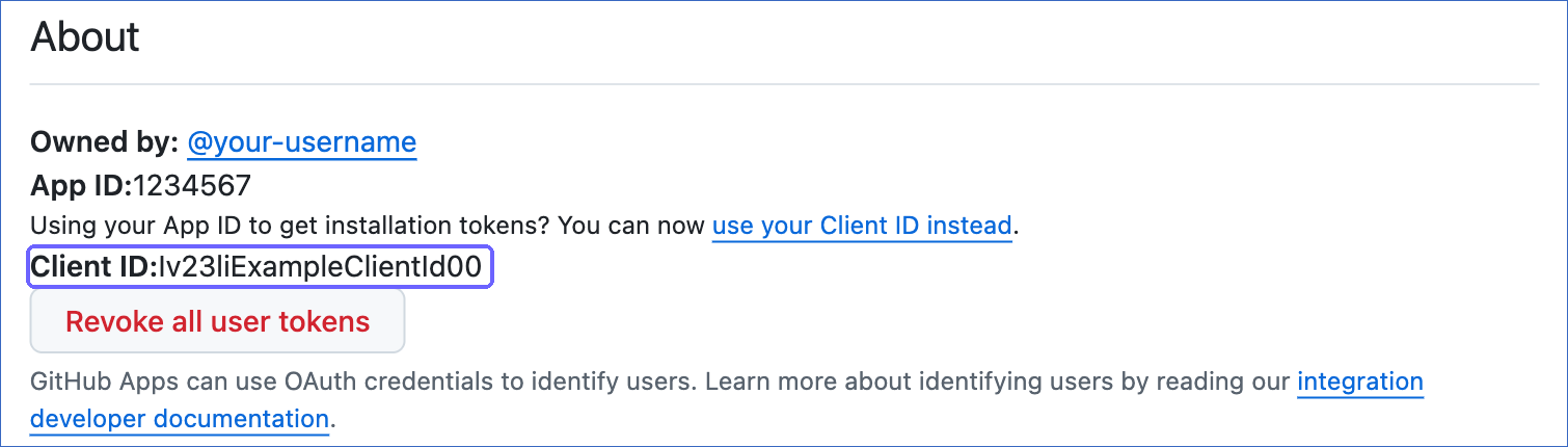 Copy the Client ID