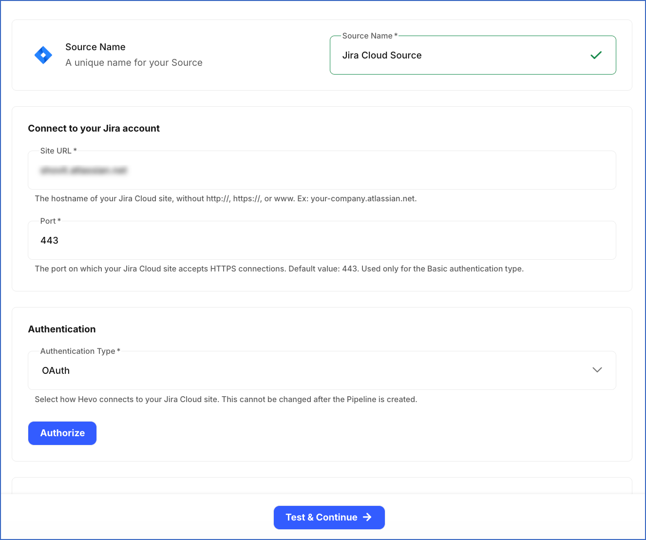 Configure Source
