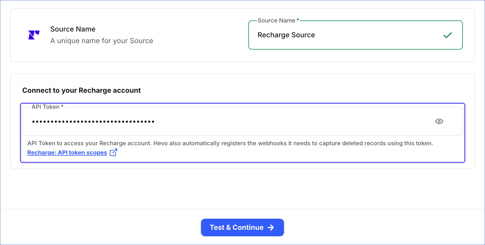 Configure Source