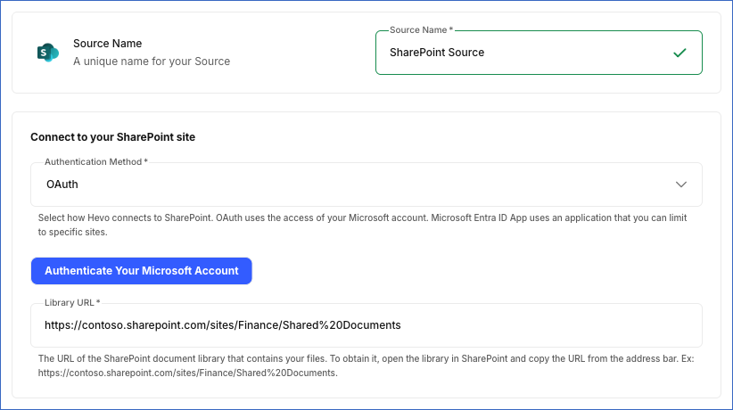 Configure Source