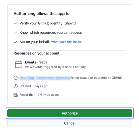 Authorize Hevo App