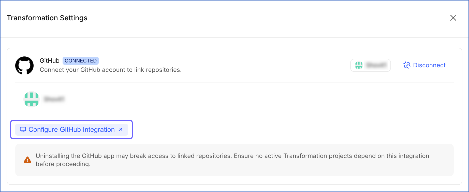 Configure GitHub Integration
