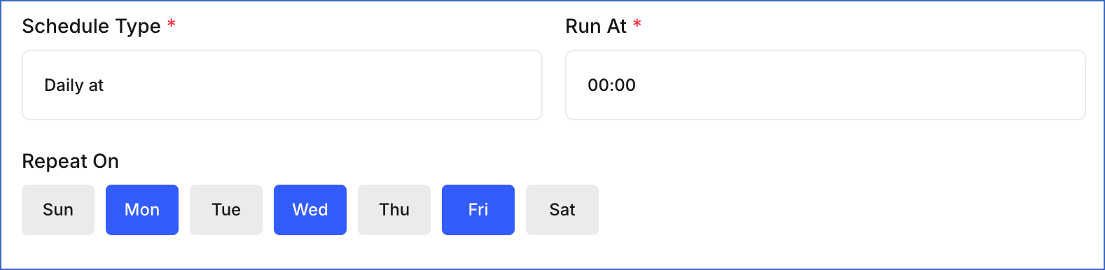 Daily Schedule