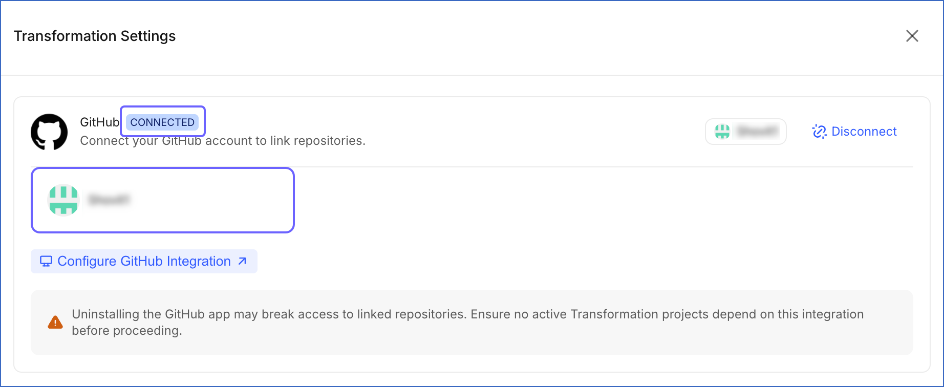 GitHub Connected
