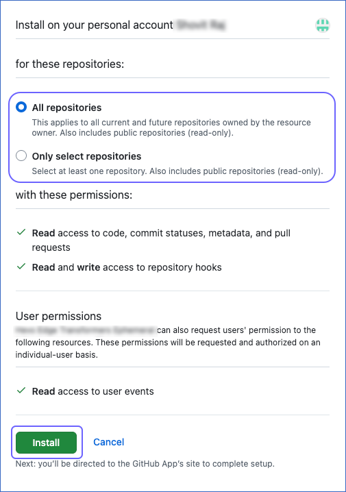Select Repositories