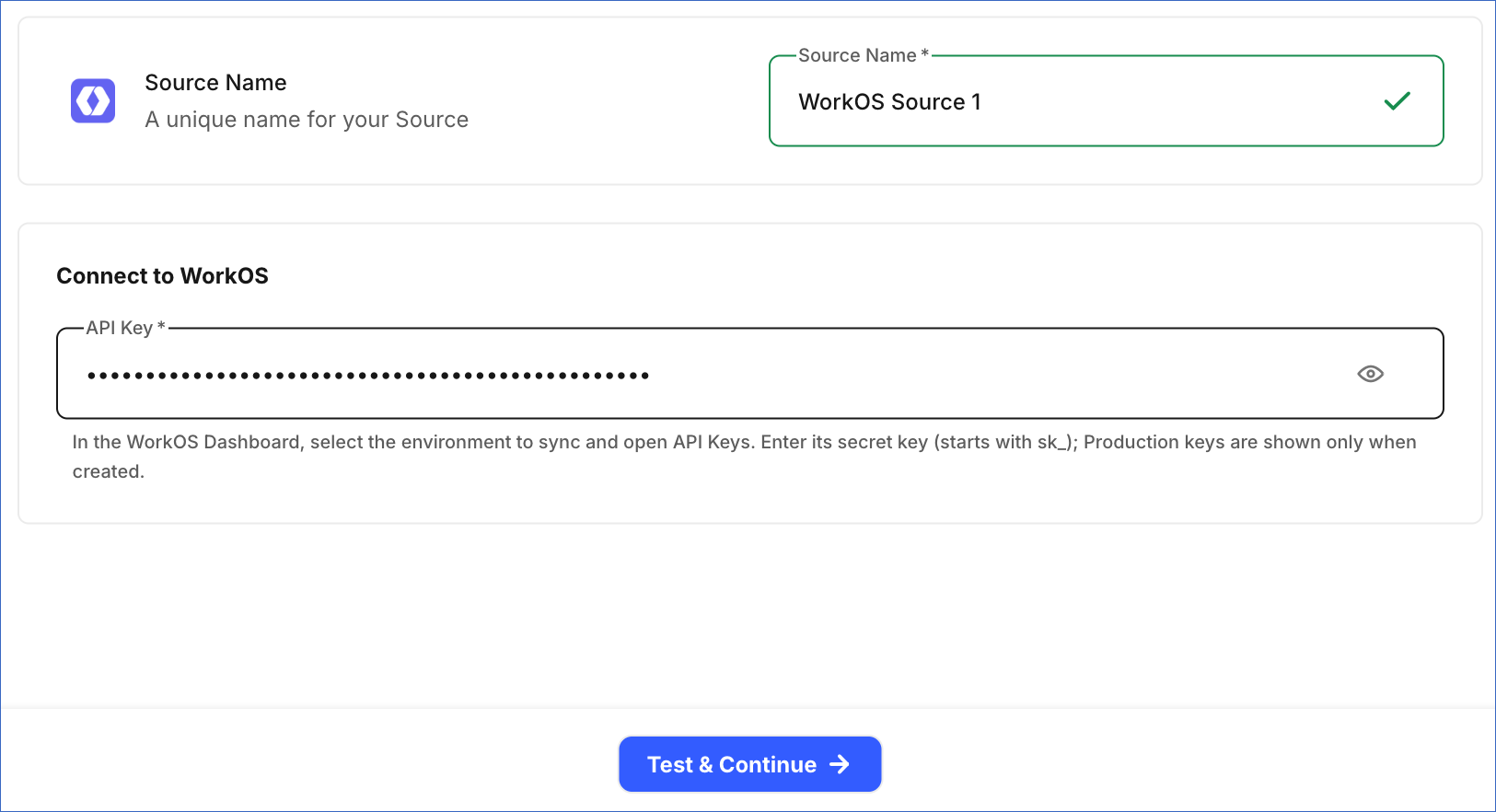 Configure Source