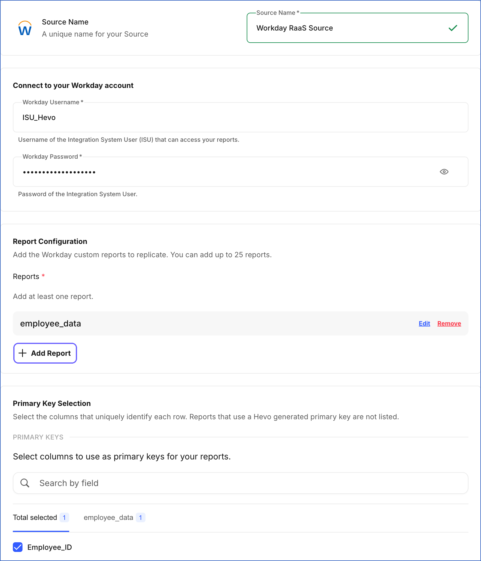 Configure Source