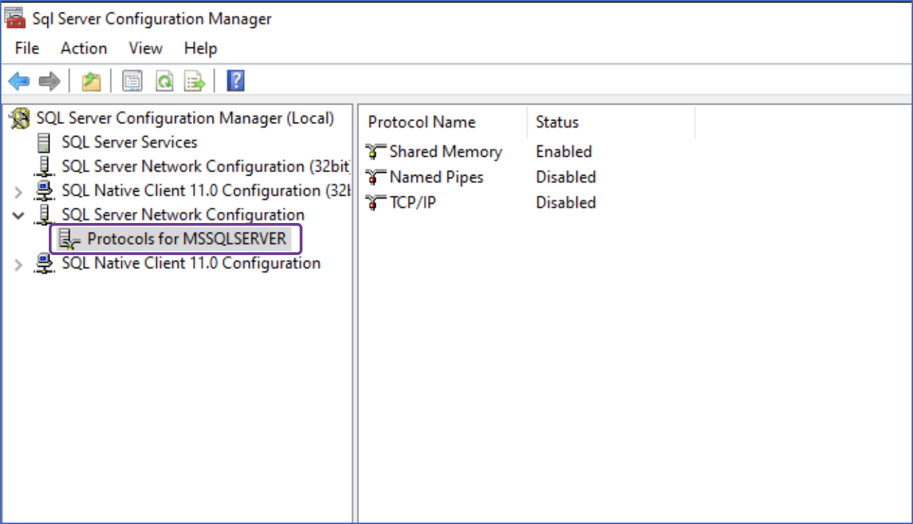 Select Protocols for Instance