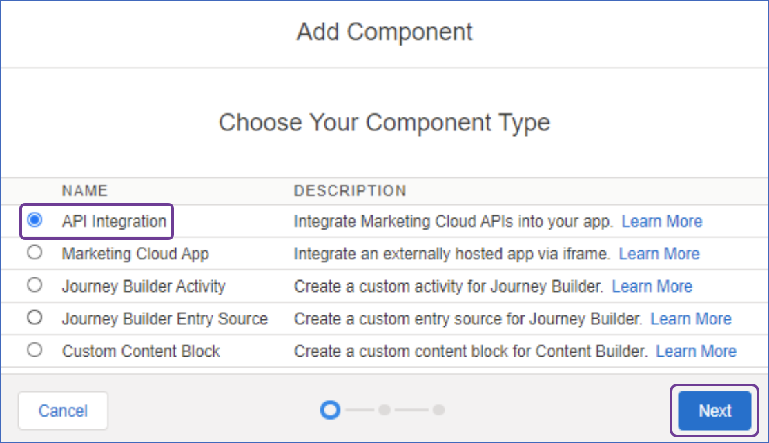 Select API integration