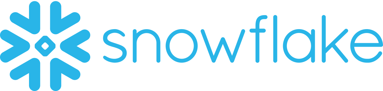 front to snowflake: snowflake logo