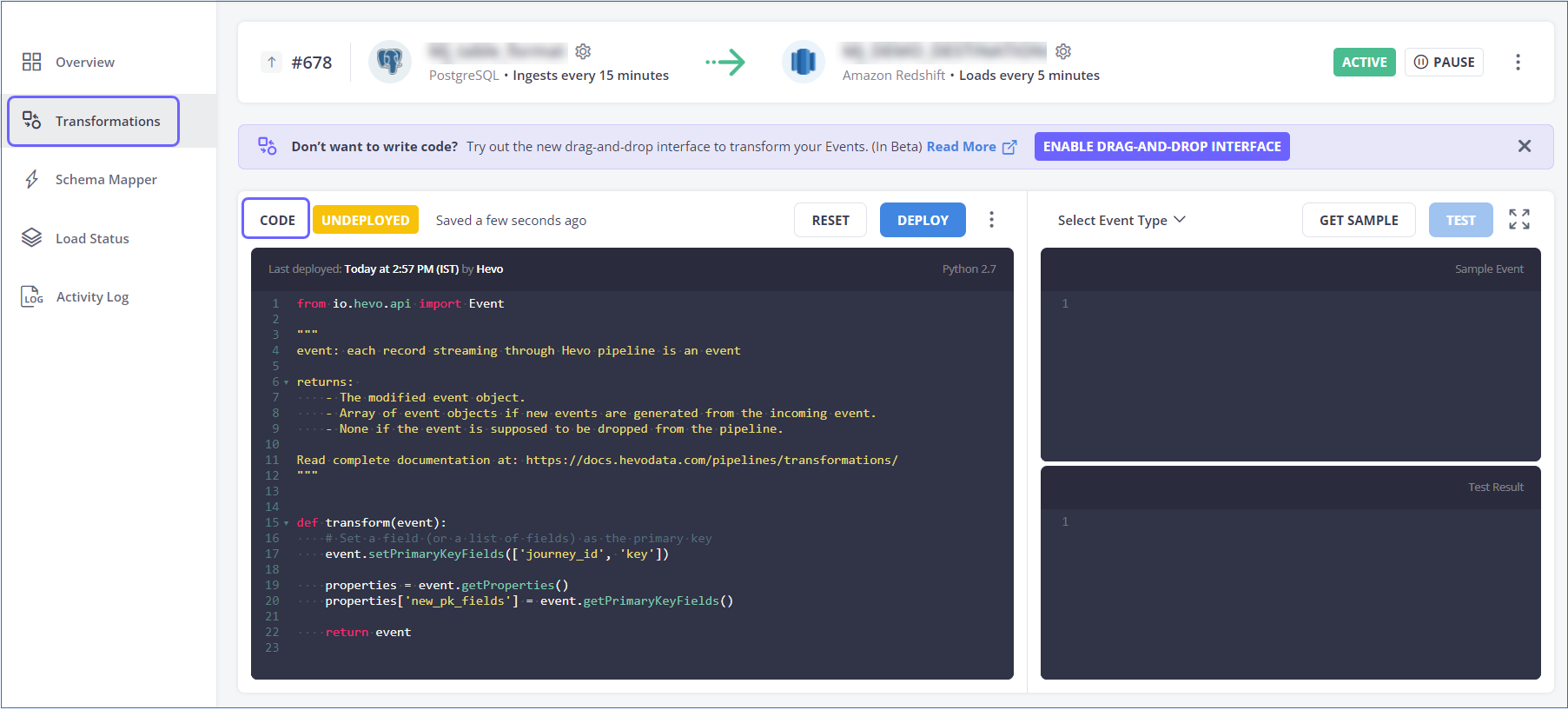 Pipeline FAQs - Hevo Data