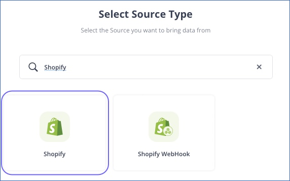 Select Shopify