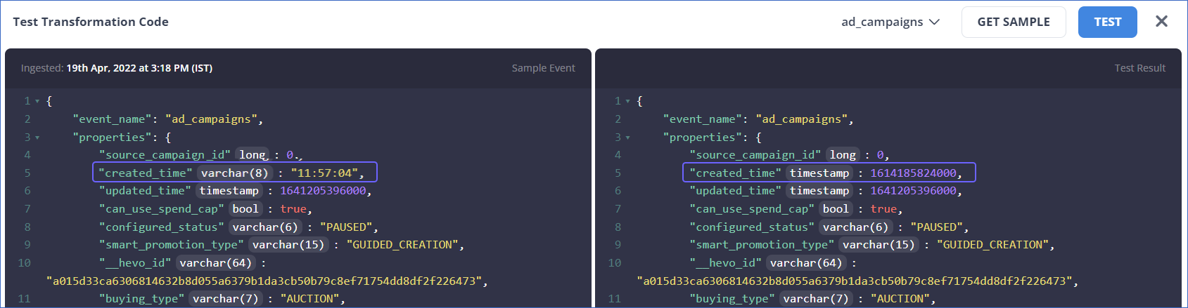 Change Datetime Field Values - Hevo Data