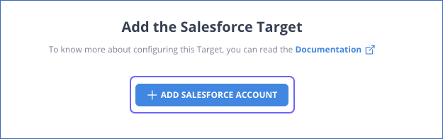 Add the Salesforce Account