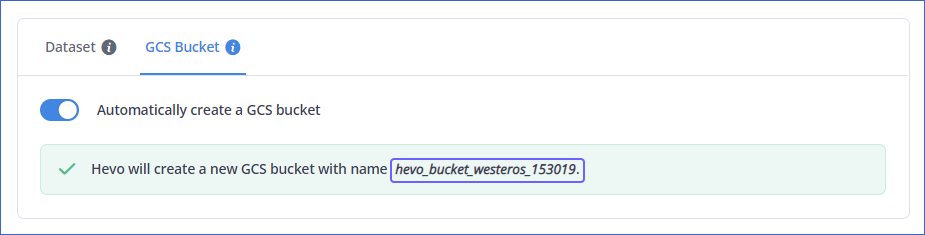 BigQuery to BigQuery: Automatically Create a GCS Bucket