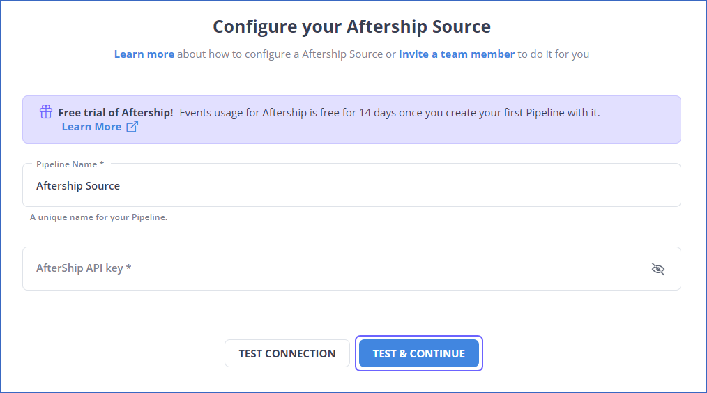 Configure your AfterShip Source: AfterShip to Snowflake | Hevo Data