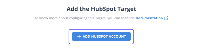 Add Hubspot Account