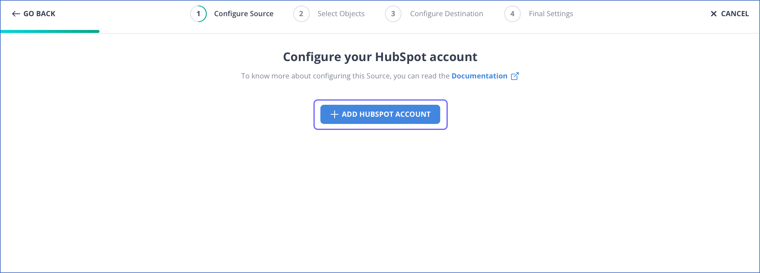 Add HubSpot Account