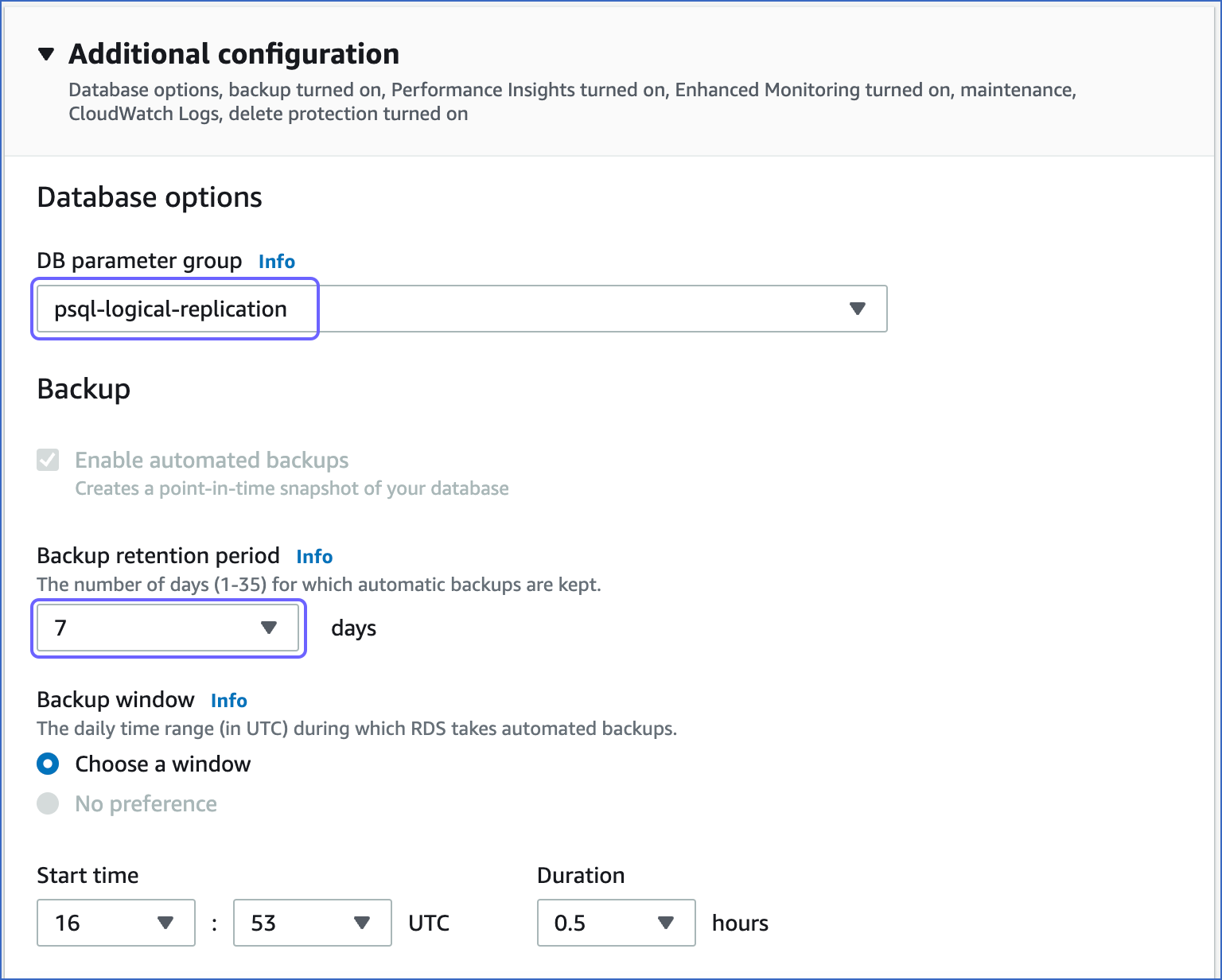 DB instance