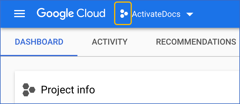 Google Cloud Dashboard