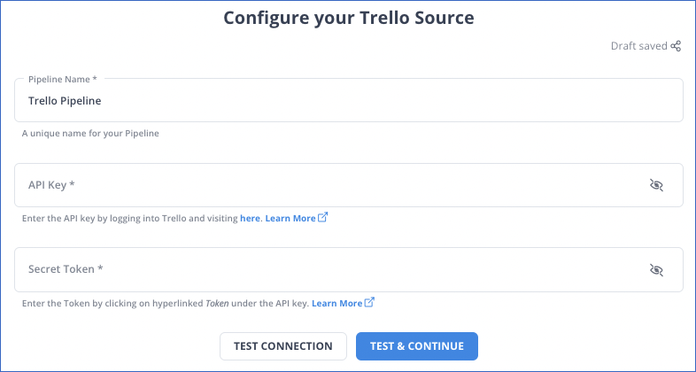 Trello Redshift - Configure Trello as Source | Hevo Data