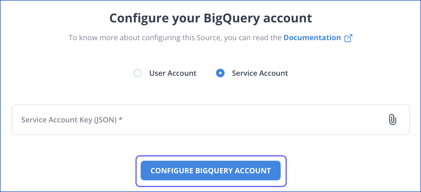 Configure Service Account