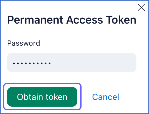 Obtain the access token