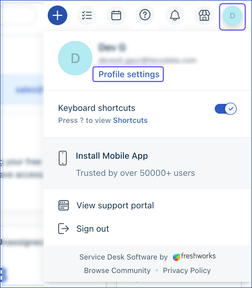 Profile-settings