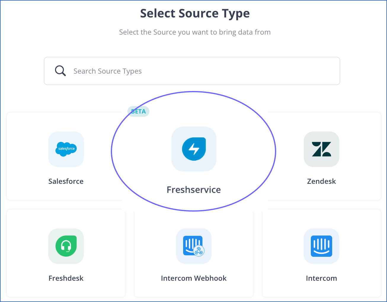 Freshservice as a Source