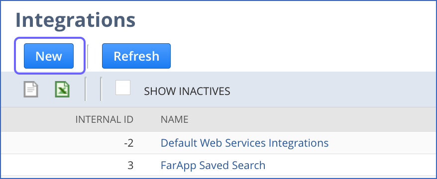 Manage integrations