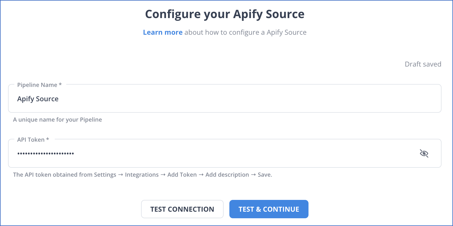 Source Config