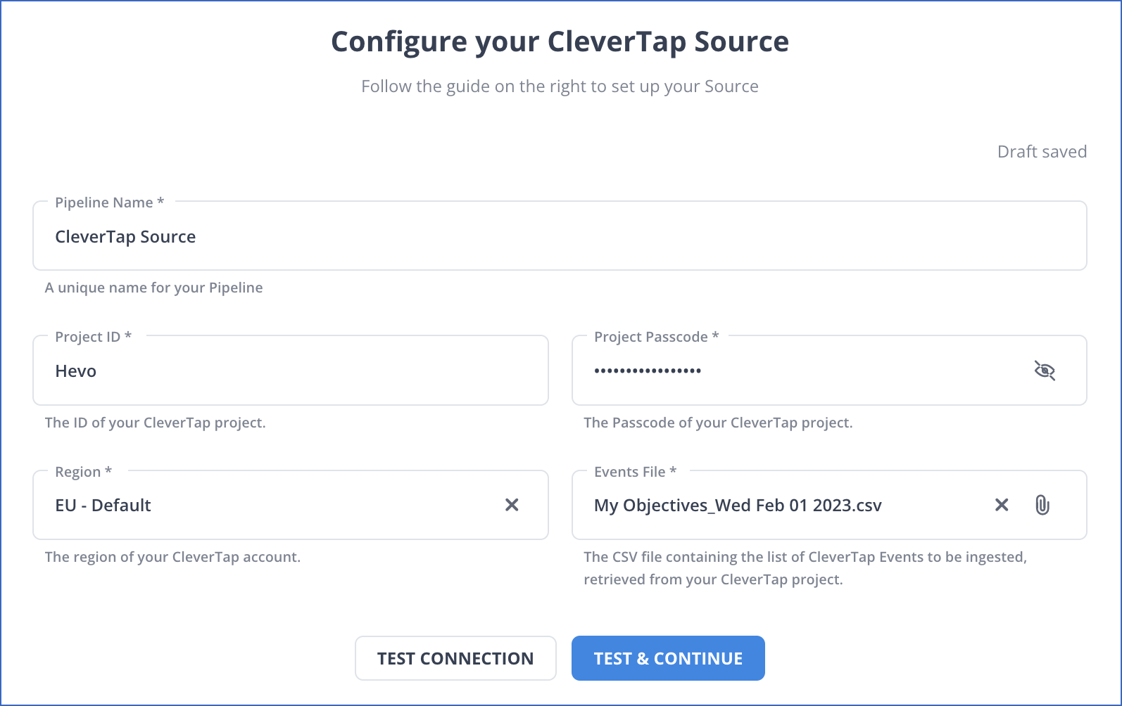 CleverTap Settings