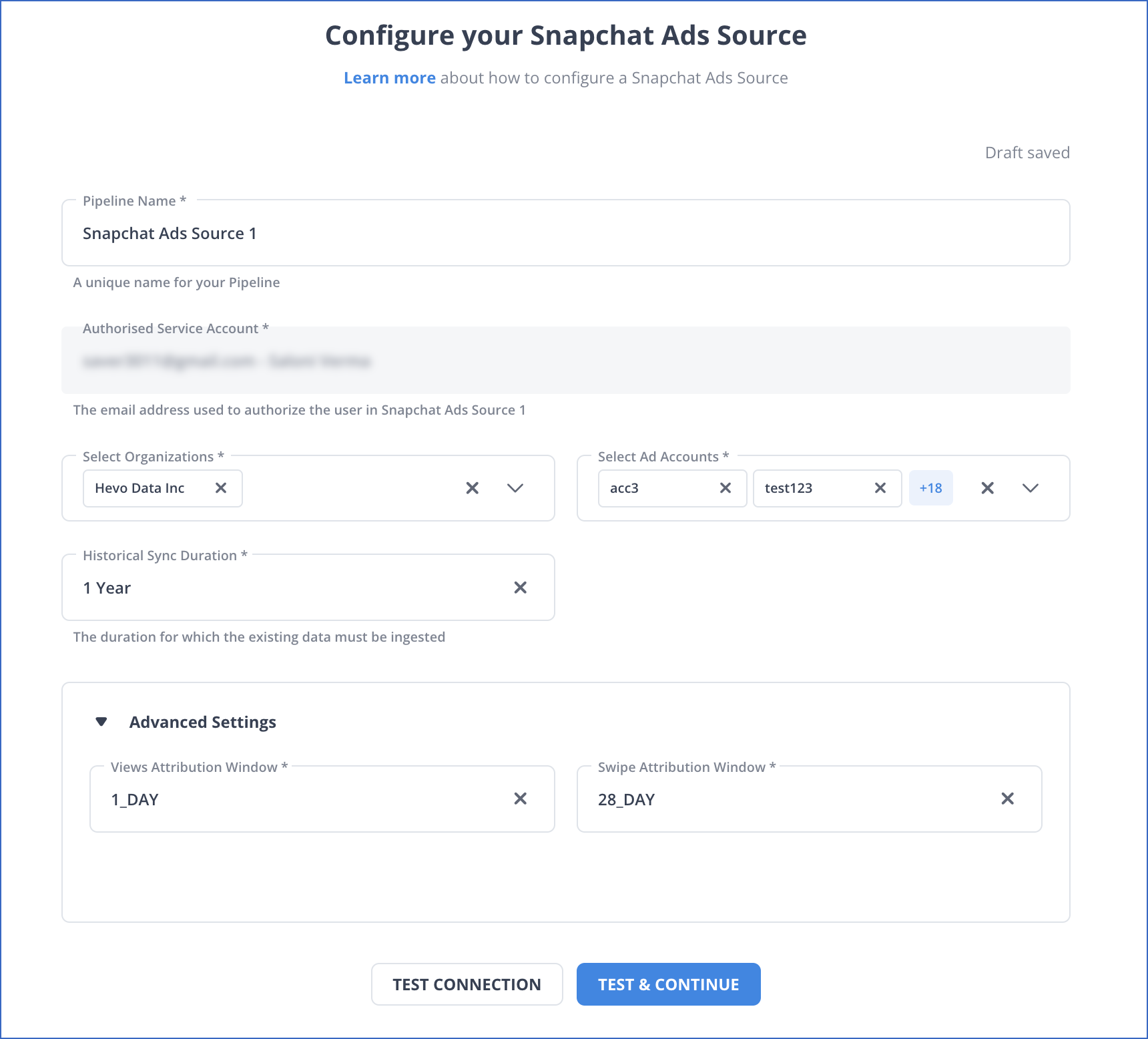 Configure Snapchat