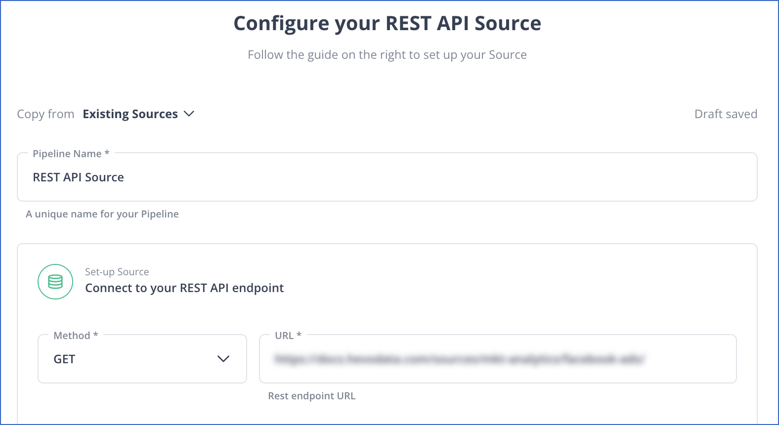 Can I use a bearer authorization token for the REST API Source