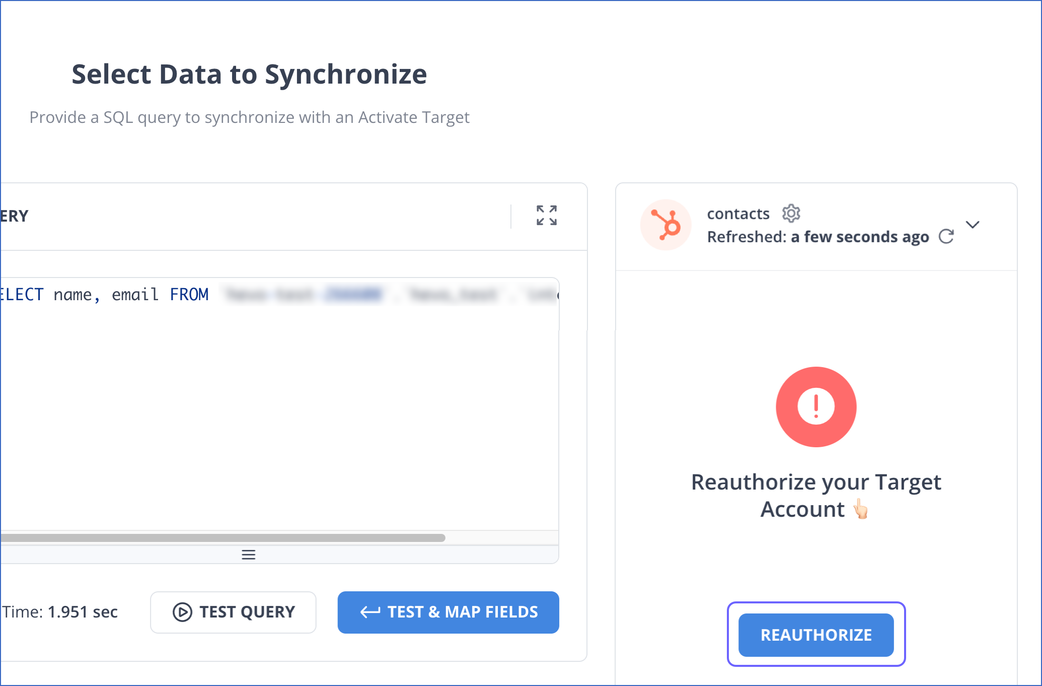 CreateActivation - Target Reauth Error