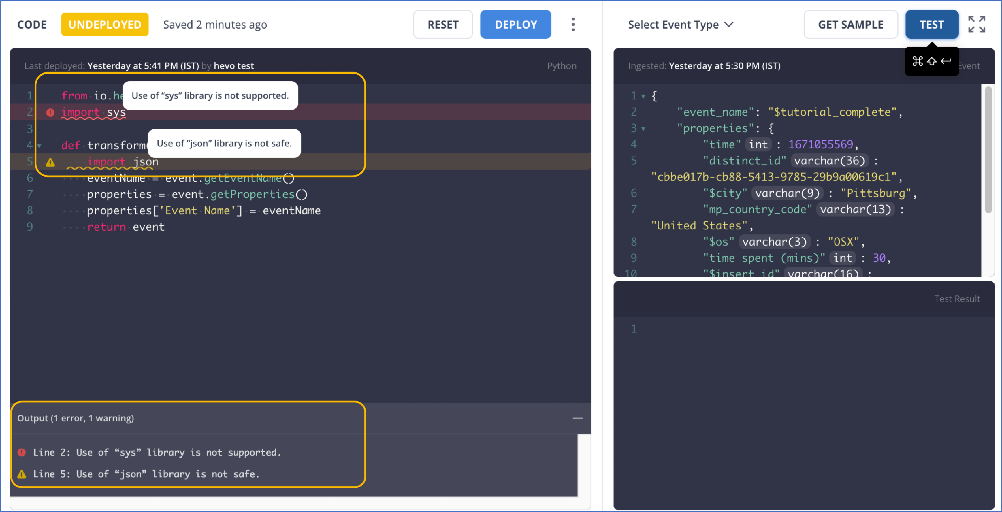 Python Code-Based Transformations - Hevo Data