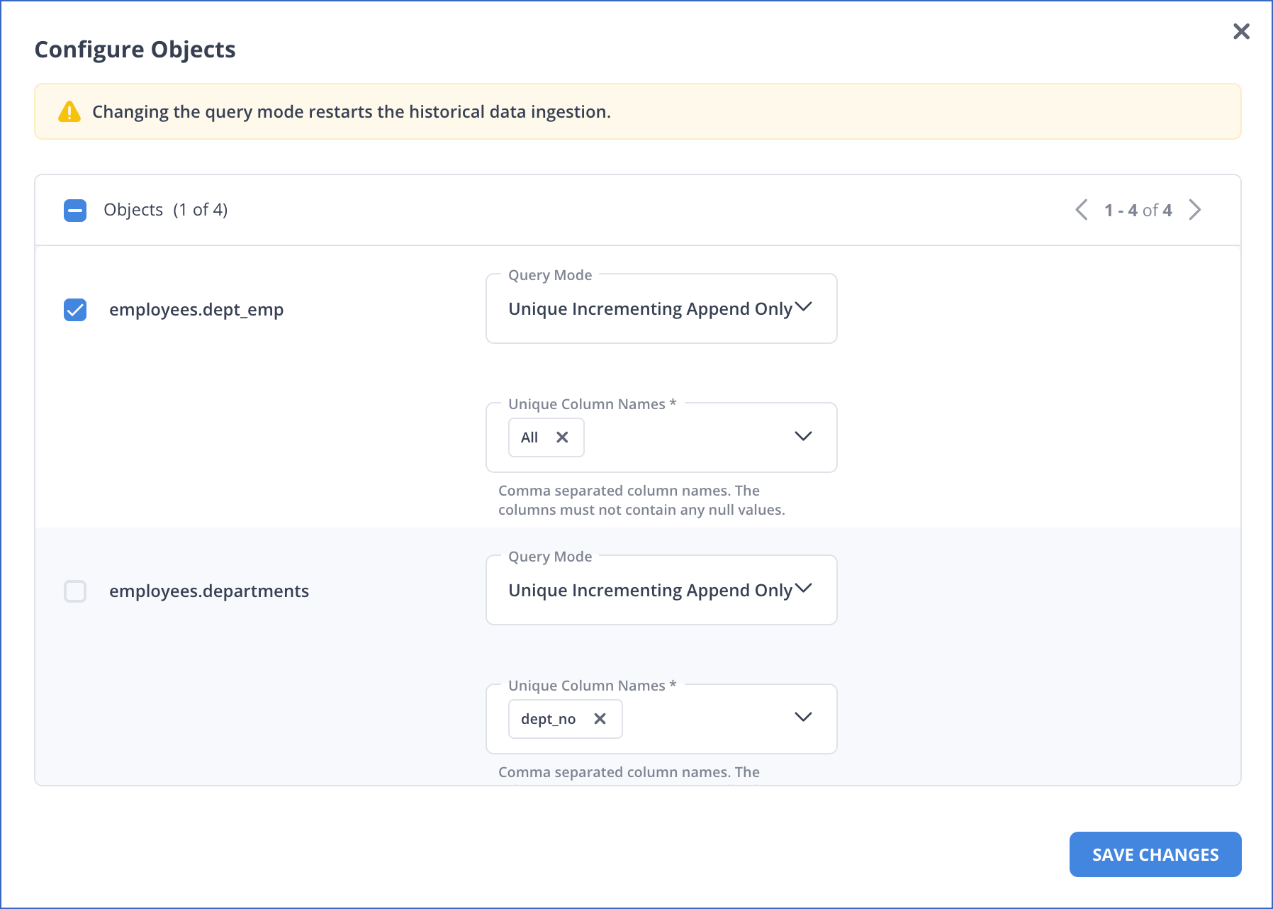 save bulk changes