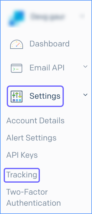 Settings-Tracking