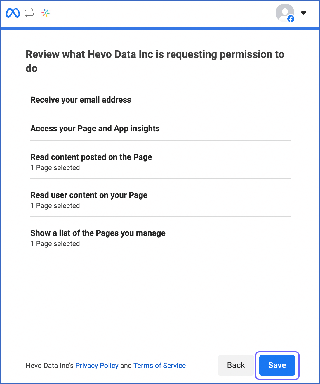 permissions - Firebase Facebook oAuth missing scopes in Facebook