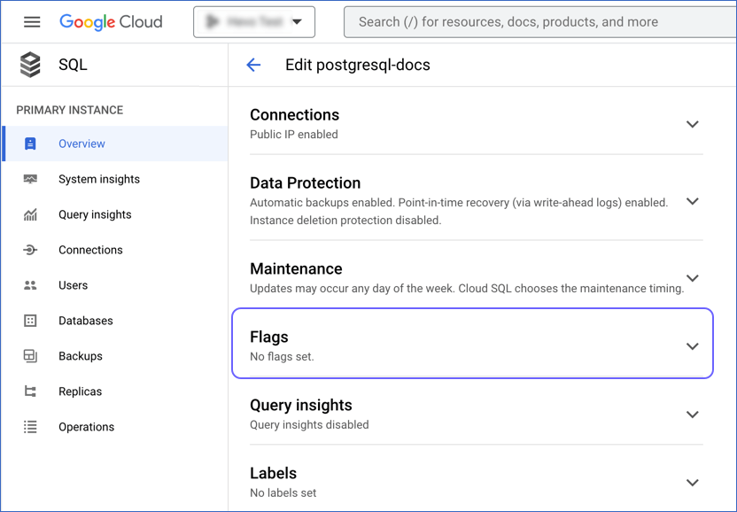 Edit Window Flags section