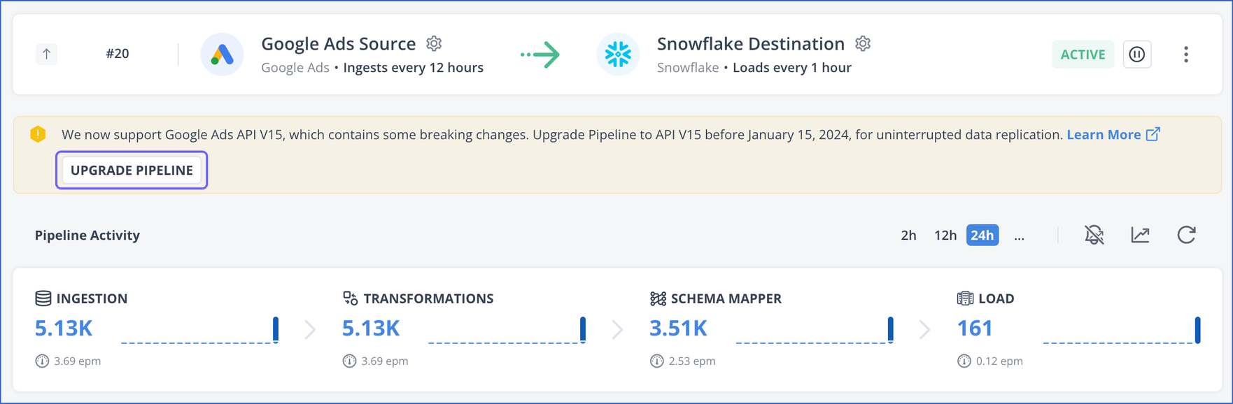 Upgrade Pipeline