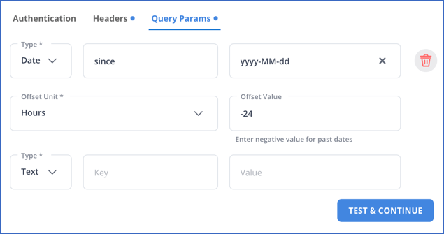 Date Query Params