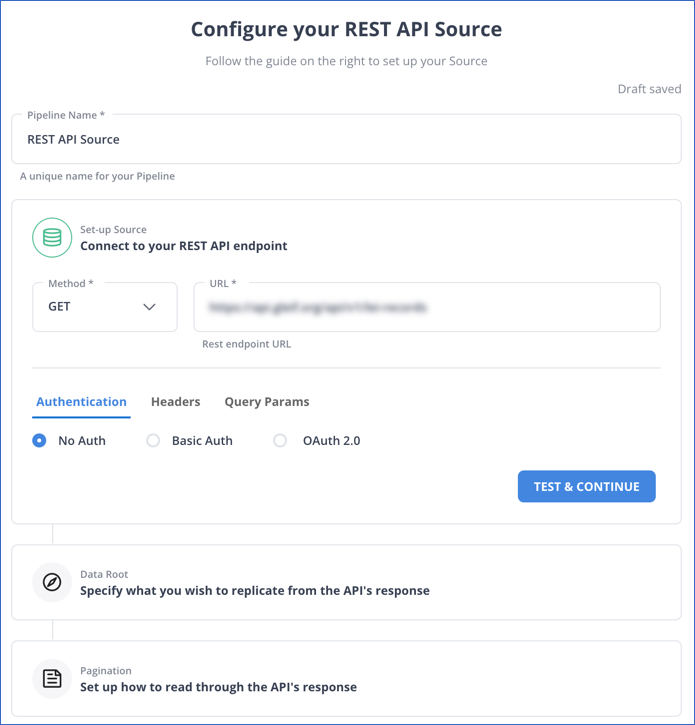 Configure REST API Source