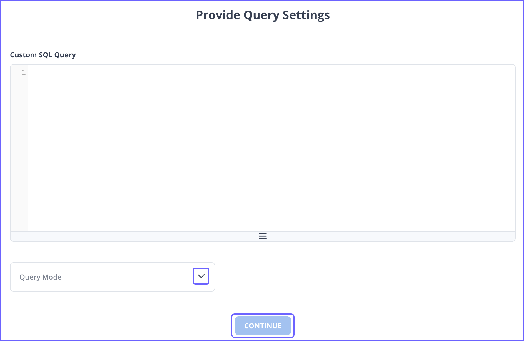 Custom SQL