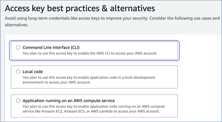 Access via Command Line Interface