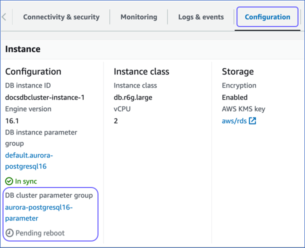 Reboot DB Instance